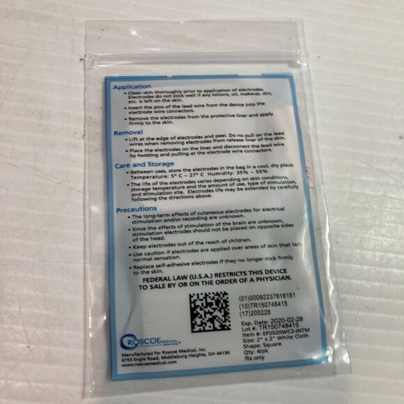 InTENSity Electrodes 2"x 2" Lot of 15 4 packs new - Picture 4 of 5